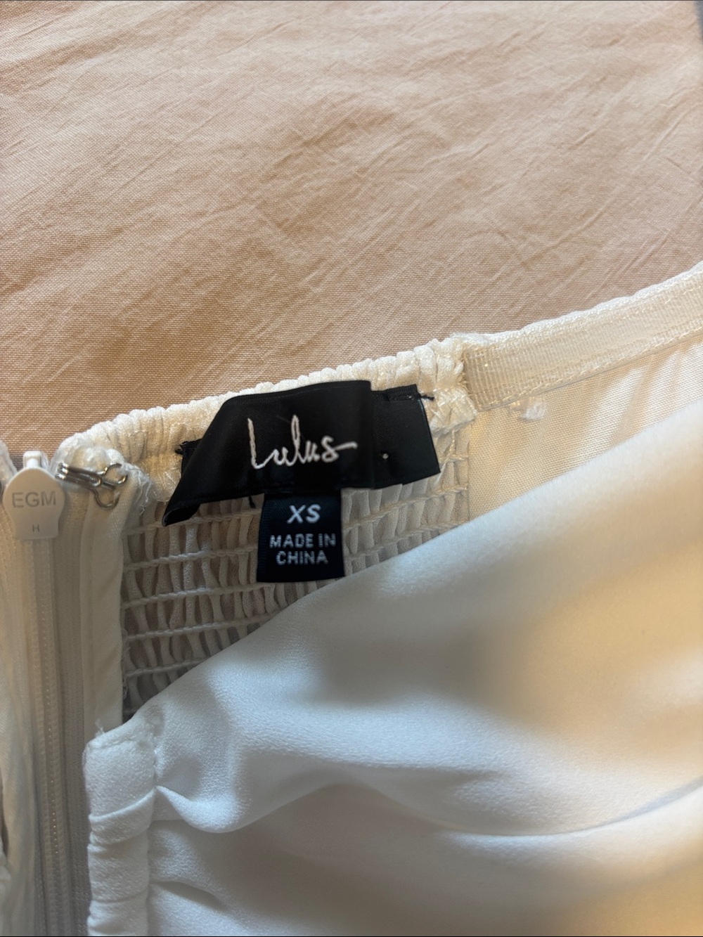 Lulu's White Mini Dress - Picture 2 of 6